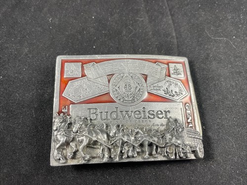 Vintage budweiser belt buckle - budweiser,