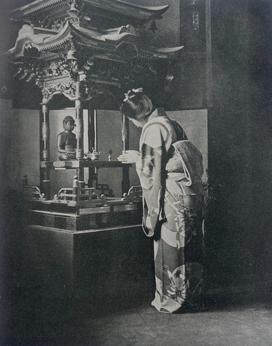 Japanese woman buddhist - woman,