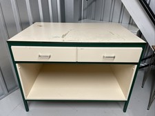 Vintage Herman Miller  industrial work station counter