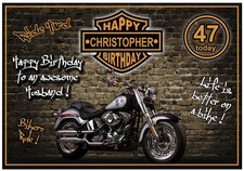 Personalised Graffiti Biker