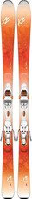 K2 Luv Struck 80 skis and ER3