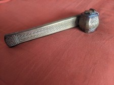 ANTIQUE OTTOMAN MIDDLE EASTERN ISLAMIC ARABIC BRASS PEN QUILL BOX INKWELL DIVIT