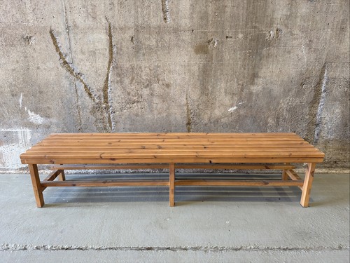 Wooden slatted long - 2m,