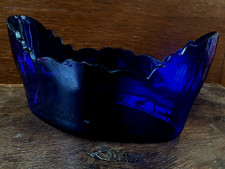 Antique Cobalt Blue Glass Bowl