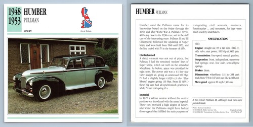 Humber pullman 1948 - -, 1948-53