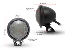 Motorbike Taillight LED for BMW R45 R65 R80 R100 Cafe Racer Scrambler Matt Black