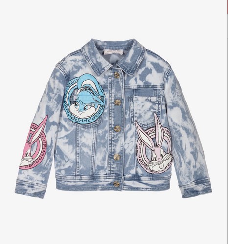 Monnalisa girls denim jacket - monnalisa,