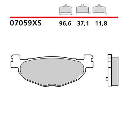 Brembo rear brake pads - rear, fit