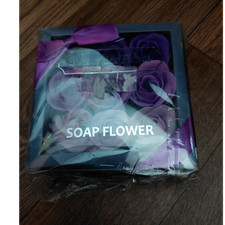 Soap Flower Gift Set Purple