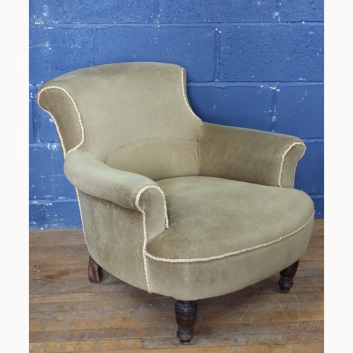 Victorian velvet upholstered - victorian,