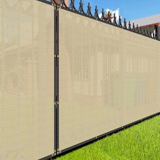 Beige 3FT Fence Privacy Screen