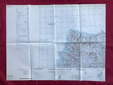 1971 Cape Wrath Map Ministry of Defence Joint Operations Sheet NO-30-4