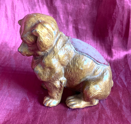 Antique puppy dog cold - antique,