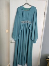 ladies light blue Jalabiya