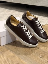 Reiss Finley Leather Trainers