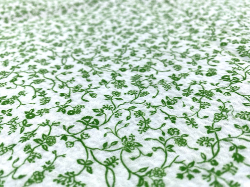 Vintage bright green ditzy - bright,
