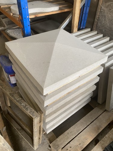 New smooth concrete pier - new, /