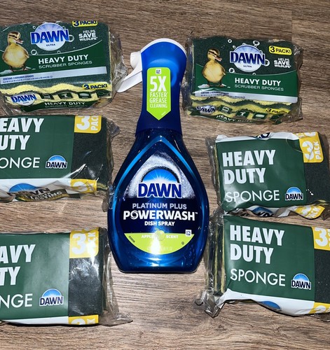 Dawn heavy duty sponges 6 - heavy-duty,