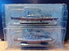 Atlas Collections Battleships Bismark & HMS Hood 7134101/2 Boxed Gift