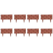 Plastic brick effect lawn - brick,