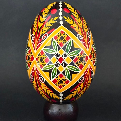 Real ukrainian pysanky goose - real,