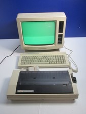 NOT WORKING vintage AMSTRAD PCW8256 PERSONAL COMPUTER SYSTEM MONITOR KEYBOARD