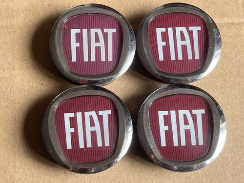Original fiat 50mm red - x4,
