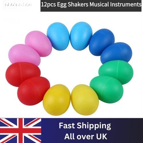 12pcs egg shakers musical - 12pcs,