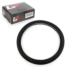 Steering Wheel Cover Ø 38x9 cm Black Red Blue Seam for MAZDA