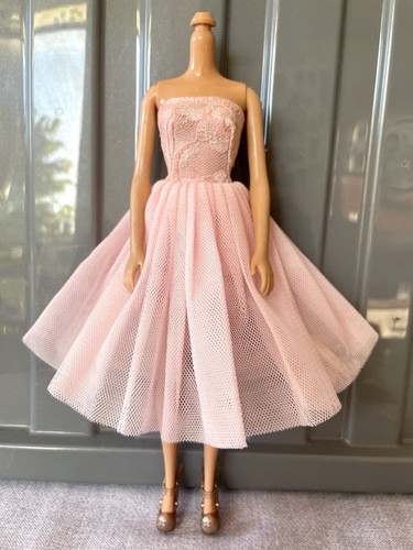 Barbie doll dress rose - barbie, pink