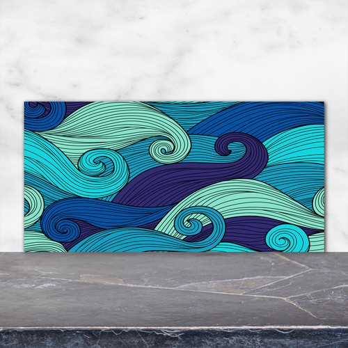 Tulup kitchen glass splashback - kitchen,