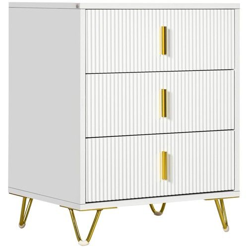 Homcom drawer dresser - 3, dresser,