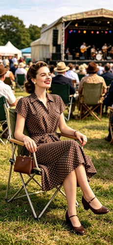 Vintage 1940s 1950s style - vintage,
