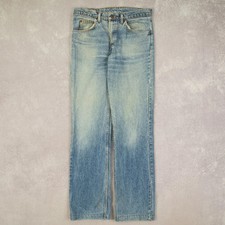 Levi's Vintage Orange Label 517 Relaxed Fit Fader Jeans W32 L32 Men's Blue Denim