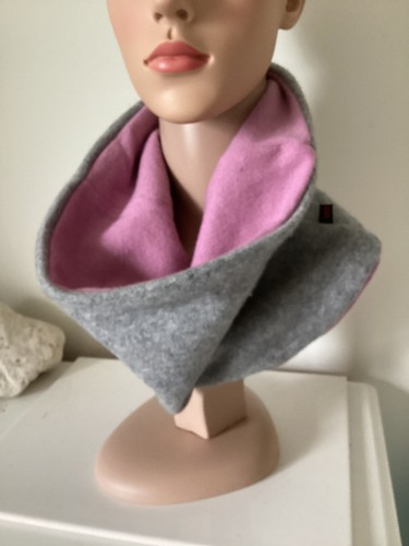 100 cashmere redbone snood - cashmere,