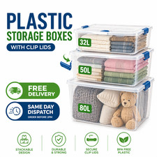 Clear Plastic Storage Boxes