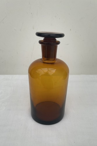 Vintage amber glass - glass, pharmacy