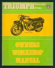 Triumph 350 500 Unit Twins (58-73) T100 T90 5T Haynes Manual Trophy Daytona FT69