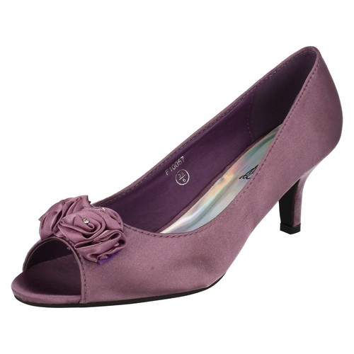 Ladies spot peep toe shoes - peep,
