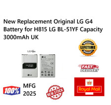 New Replacement Original LG G4 Battery for H815 LG BL-51YF Capacity 3000mAh UK