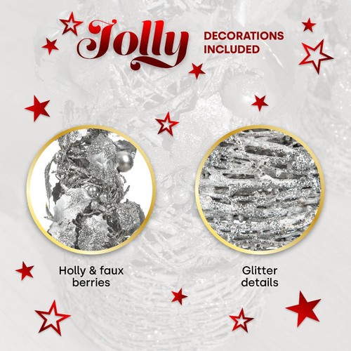 Tinsel christmas handcrafted - christmas,