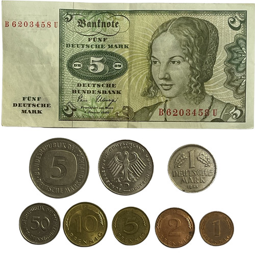 German mark coin collection - collection,