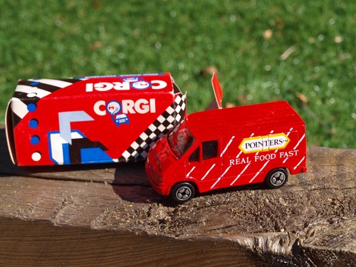 Corgi ford transit van - corgi,