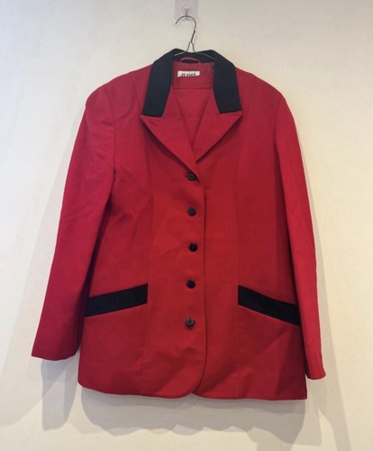 Red vintage skirt suit - skirt, from