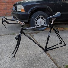 21" SE Draft 700C Fixie Single Speed Steel Bike Frame Fork Handlebar Set