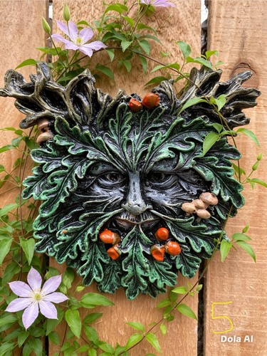 805 green man greenman - , wall