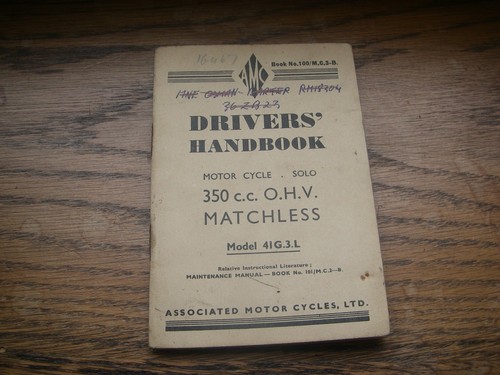 Matchless 350 ohv drivers - 350, drivers'
