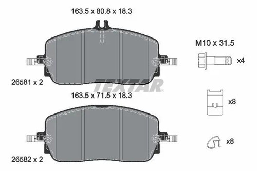 Brake pads 2658101 - , for