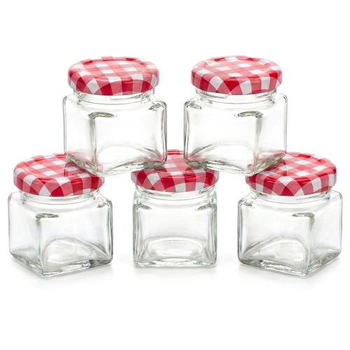 Small glass jars screw - jars,