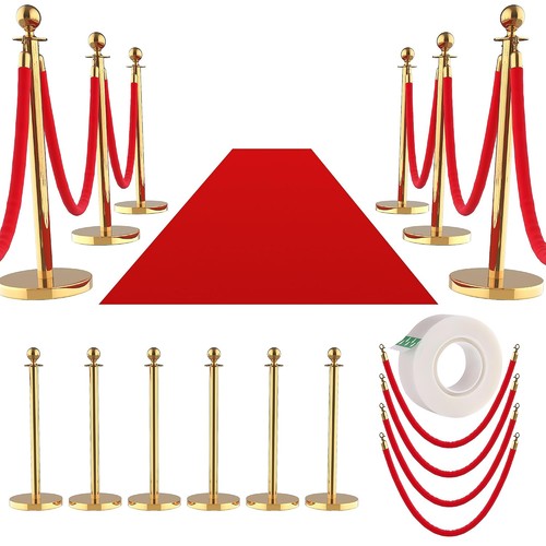 Piece gold stanchion set - 12-piece,